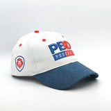 PBD Podcast Denim Brim White Snapback