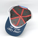 PBD Podcast Denim Brim White Snapback