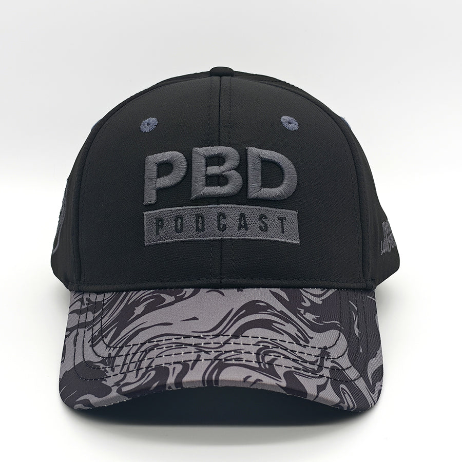 PBD Black & Grey Swirl Snapback