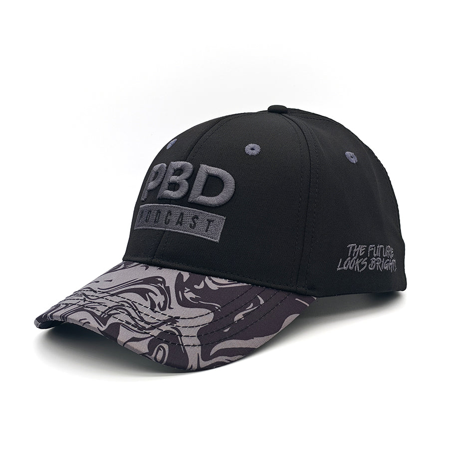 PBD Black & Grey Swirl Snapback