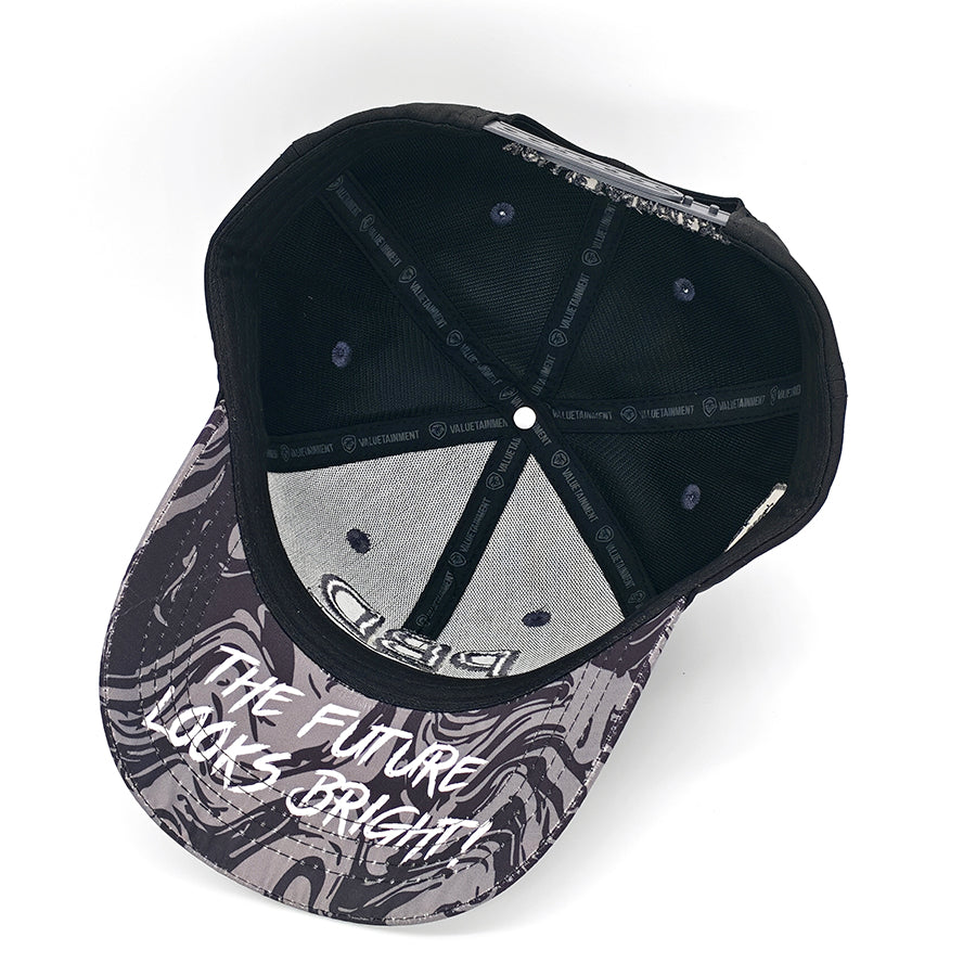 PBD Black & Grey Swirl Snapback