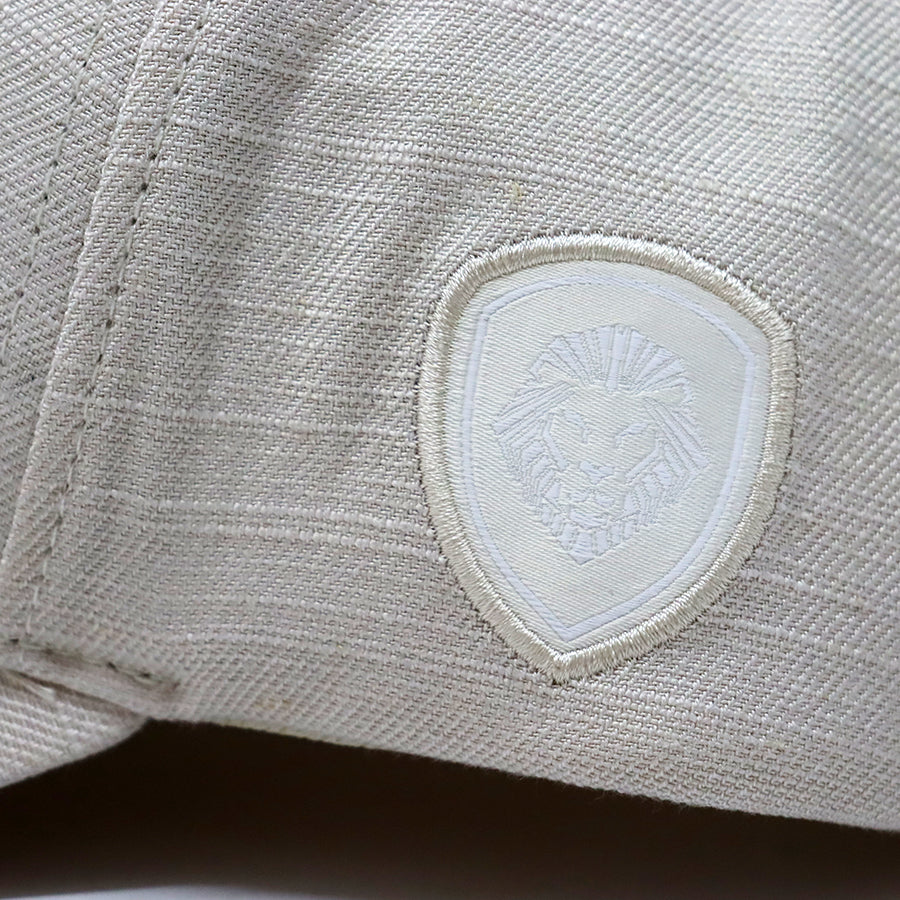 Future Looks Bright Ivory Cream Canvas Snapback Hat
