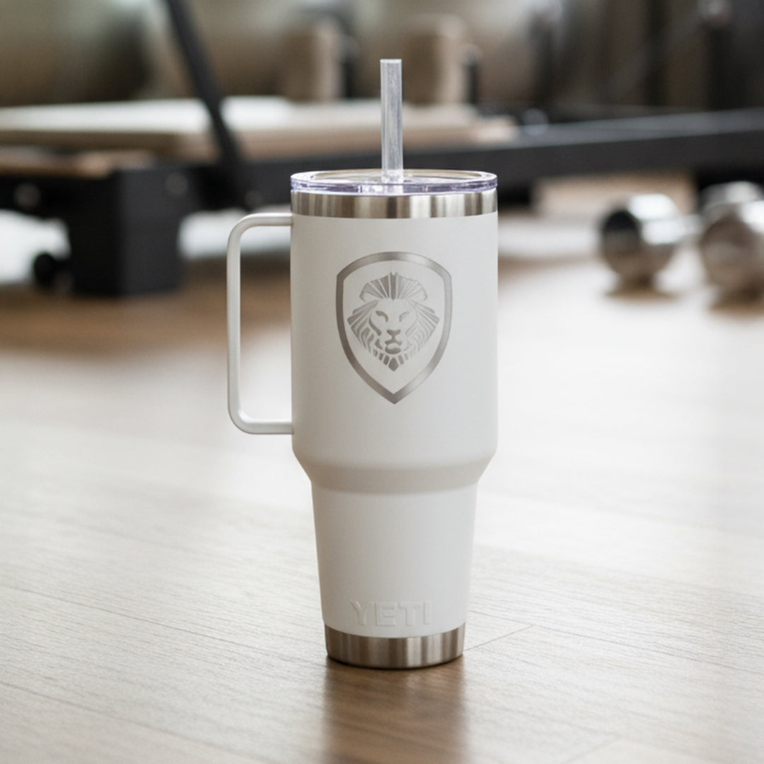 Future Looks Bright Valuetainment White YETI Rambler 42 oz Straw Mug