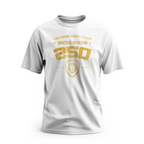 Future Looks Bright USA 250 Gold Short Sleeve T-Shirt