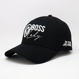 Future Looks Bright Boss Lady Black and White Snapback