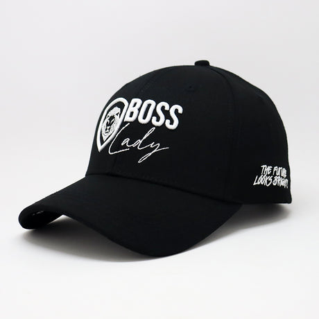 Future Looks Bright Boss Lady Black and White Snapback
