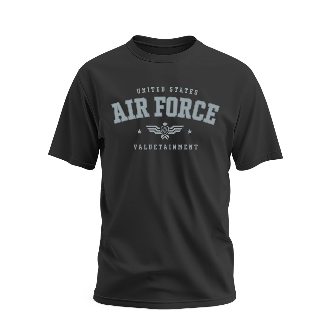 Future Looks Bright US Air Force Black Short Sleeve T-Shirt