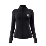 Women's Valuetainment VT Logo Black Performance Full Zip Up Jacket