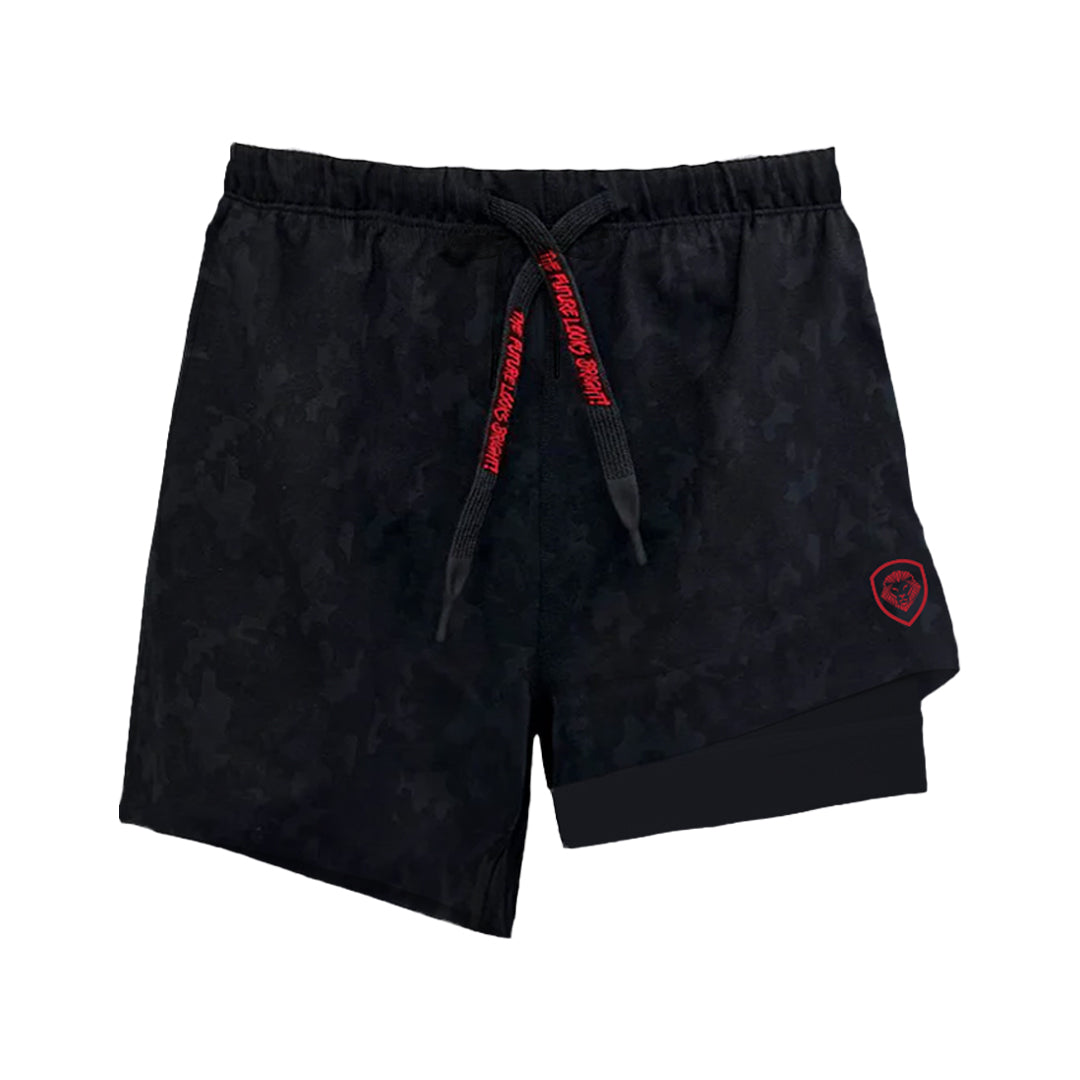 Men's Valuetainment Black Premium Performance Compression Shorts