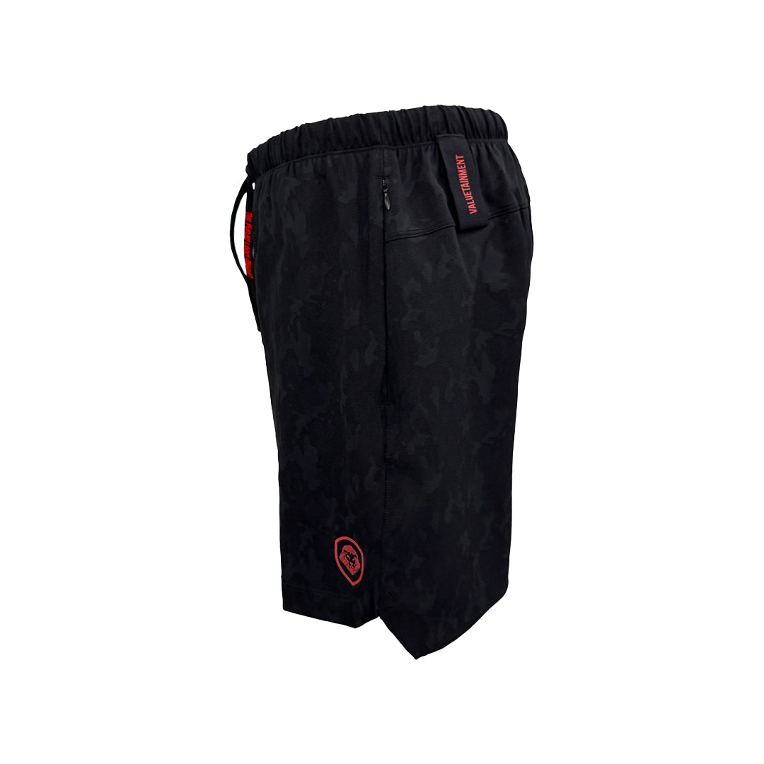 Men's Valuetainment Black Premium Performance Compression Shorts