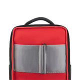 Valuetainment Embossed Lion Shield Premium Leather Backpack