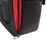 Valuetainment Embossed Lion Shield Premium Leather Backpack