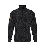 Lion Shield Charcoal Grey Performance Long Sleeves 1/4 Zip