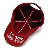 VT Shield Future Looks Bright Burgundy Velcro Performance Hat