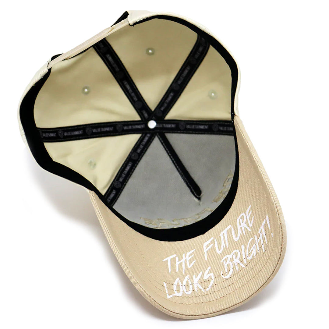 Future Looks Bright Beige Snapback hat