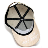 VT Shield Future Looks Bright Peached Suede Brim with leather strap Hat