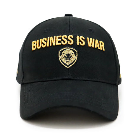 Business is War Gold and Black Snapback Hat