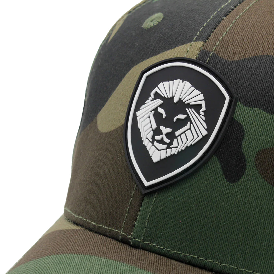 VT Shield Logo Future Looks Bright Camo Flex fit hat