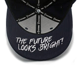 VT Shield Logo Future Looks Bright Navy Snapback Hat