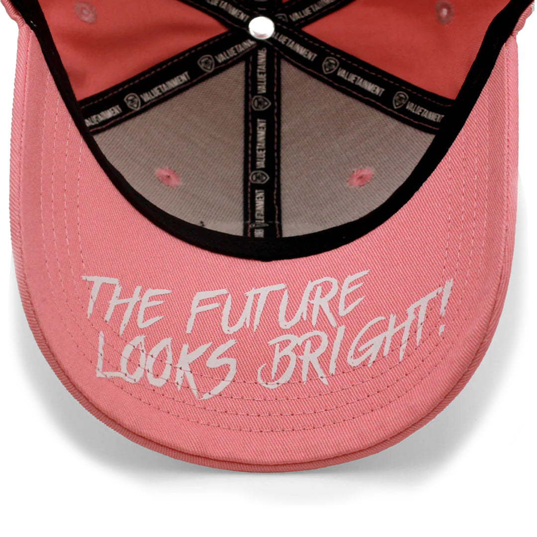 Women's VT Shield Logo Future Looks Bright Light Pink Snapback Hat