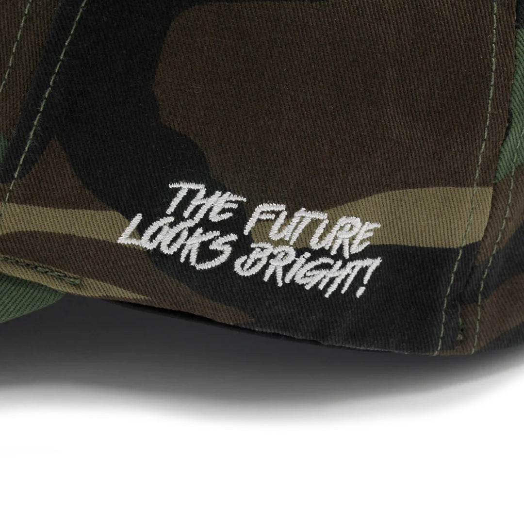 VT Shield Logo Future Looks Bright Camo Snapback Hat