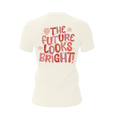 Women's Future Looks Bright Ivory VT Mom Era Short Sleeve T-Shirt
