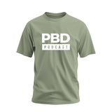 PBD Podcast Army Green Short Sleeve T-Shirt