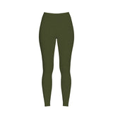 Women's Future Looks Bright Army Green Performance Leggings