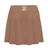 Women's Future Looks Bright Solid Mocha Mousse Performance Skort