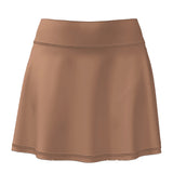 Women's Future Looks Bright Solid Mocha Mousse Performance Skort