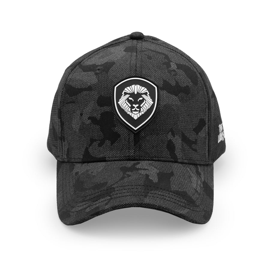 VT Shield Logo Future Looks Bright Black Camo Textured Snapback Hat