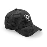 VT Shield Logo Future Looks Bright Black Camo Textured Snapback Hat