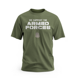 Army Green Armed Forces Short Sleeve T-Shirt