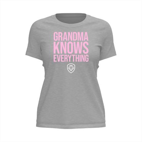 Grandma Knows Everything Grey shirt