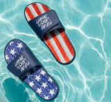 Future Looks Bright Americana Gel Comfort Slides