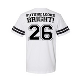 Future Looks Bright White Sports Short Sleeve T-Shirt