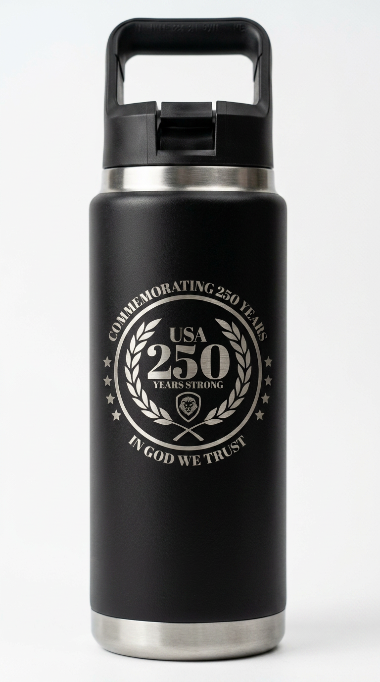 250 GCIW Laser Engraved Bottle July Bundle