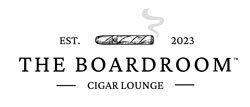 The Board Room Cigar Lounge TM White Short Sleeve T-Shirt